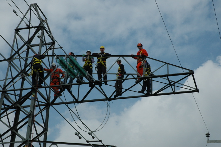 Up a pylon