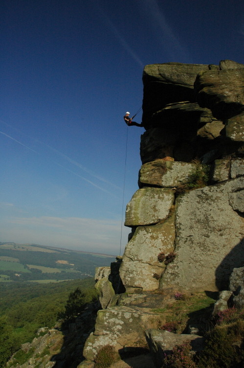 Dave on the way down