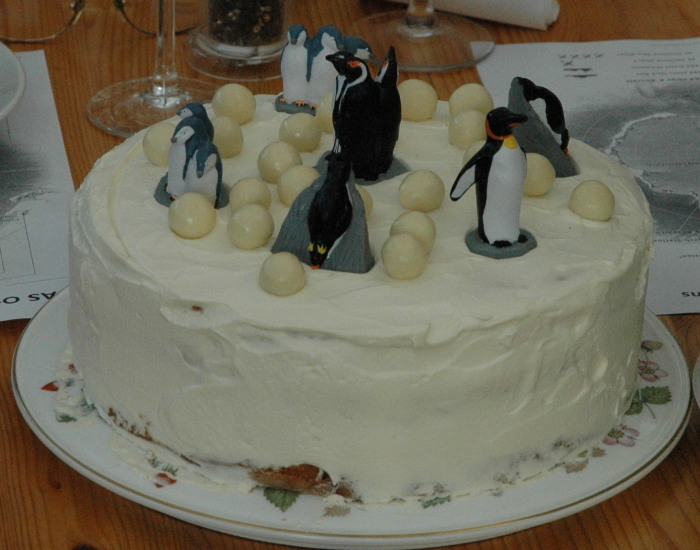 Cake with Penguins