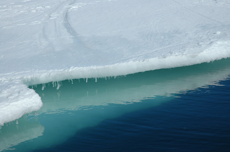 The edge of the sea ice (from the ship)