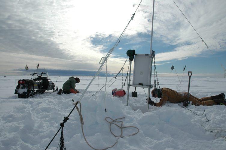 Digging out the microbarograph