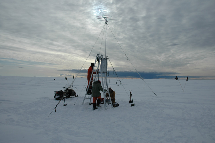 Pointing the transmitter at the base