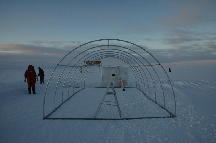 Blimp hangar under construction