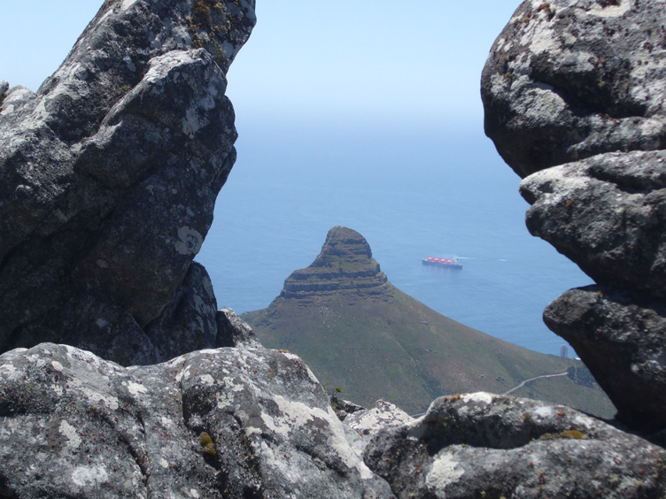 the ice cream team took me to Cape Town