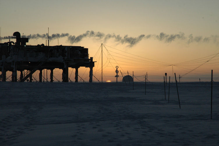 Sunrise at Halley