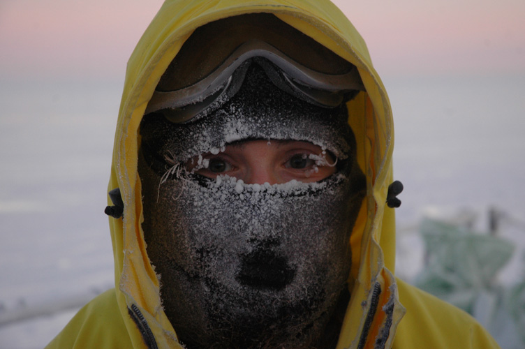 Tamsin gets a frosty face