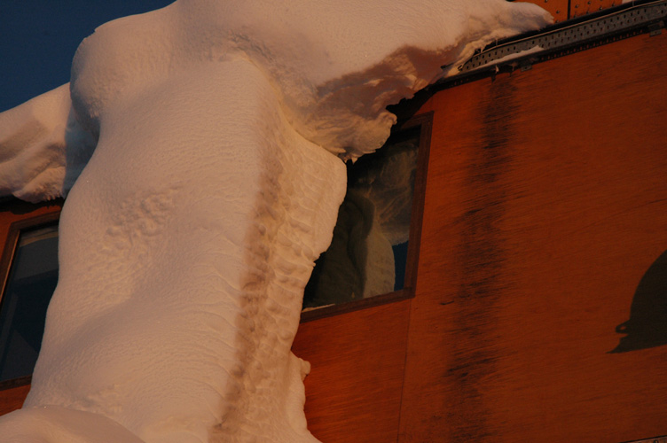 Glacier in the window