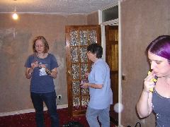 Kat, Mum & Marna in the living room