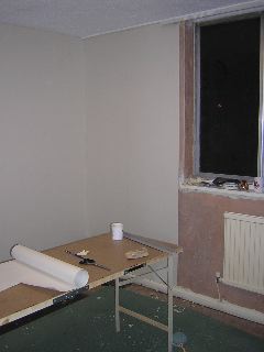 Spare room halfway done