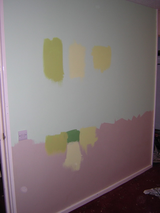 Colour Error & subsequent samples in living room