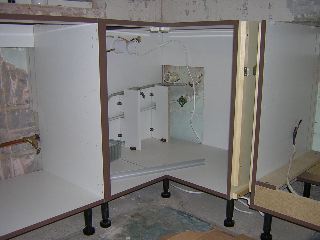 Exciting corner cabinet