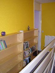 Hallway & bookcases