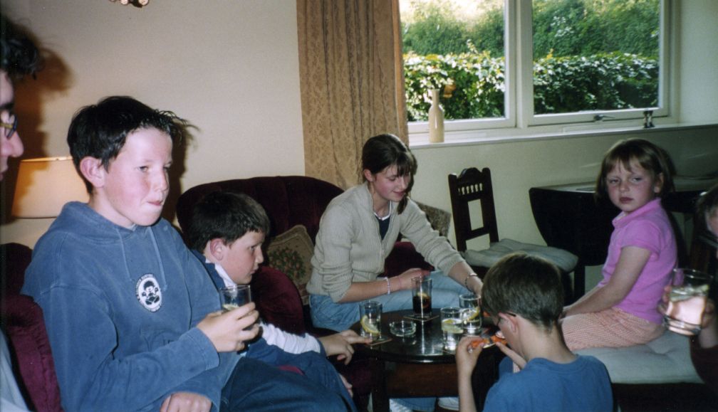 Before Dinner - James, Matt, Nicky, Tom, Emma